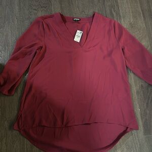 Express V Neck Blouse